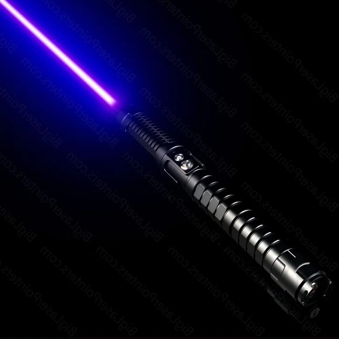 Laser Pointer High Power Blue Purple Handheld Black Cylindrical 10000m - Image 2