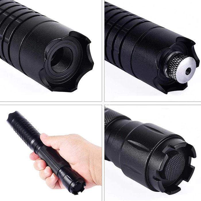 Laser Pointer High Power Blue Purple Handheld Black Cylindrical 10000m - Image 6
