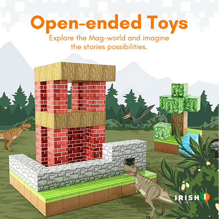 Magnetic Building Blocks Strong Magnets Cube Construction Set For Kids - Image 5