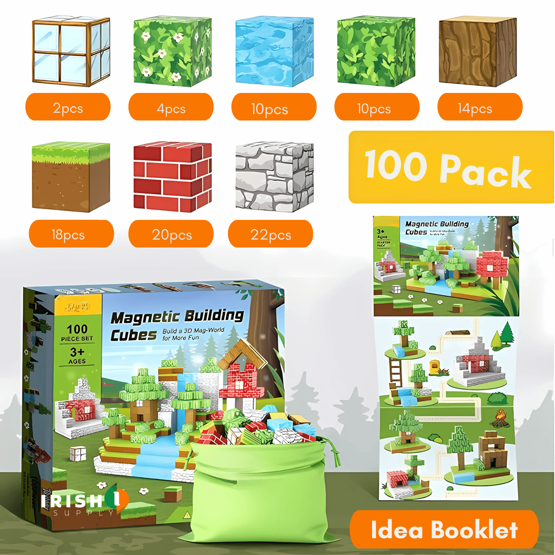 Magnetic Building Blocks Strong Magnets Cube Construction Set For Kids - Image 6