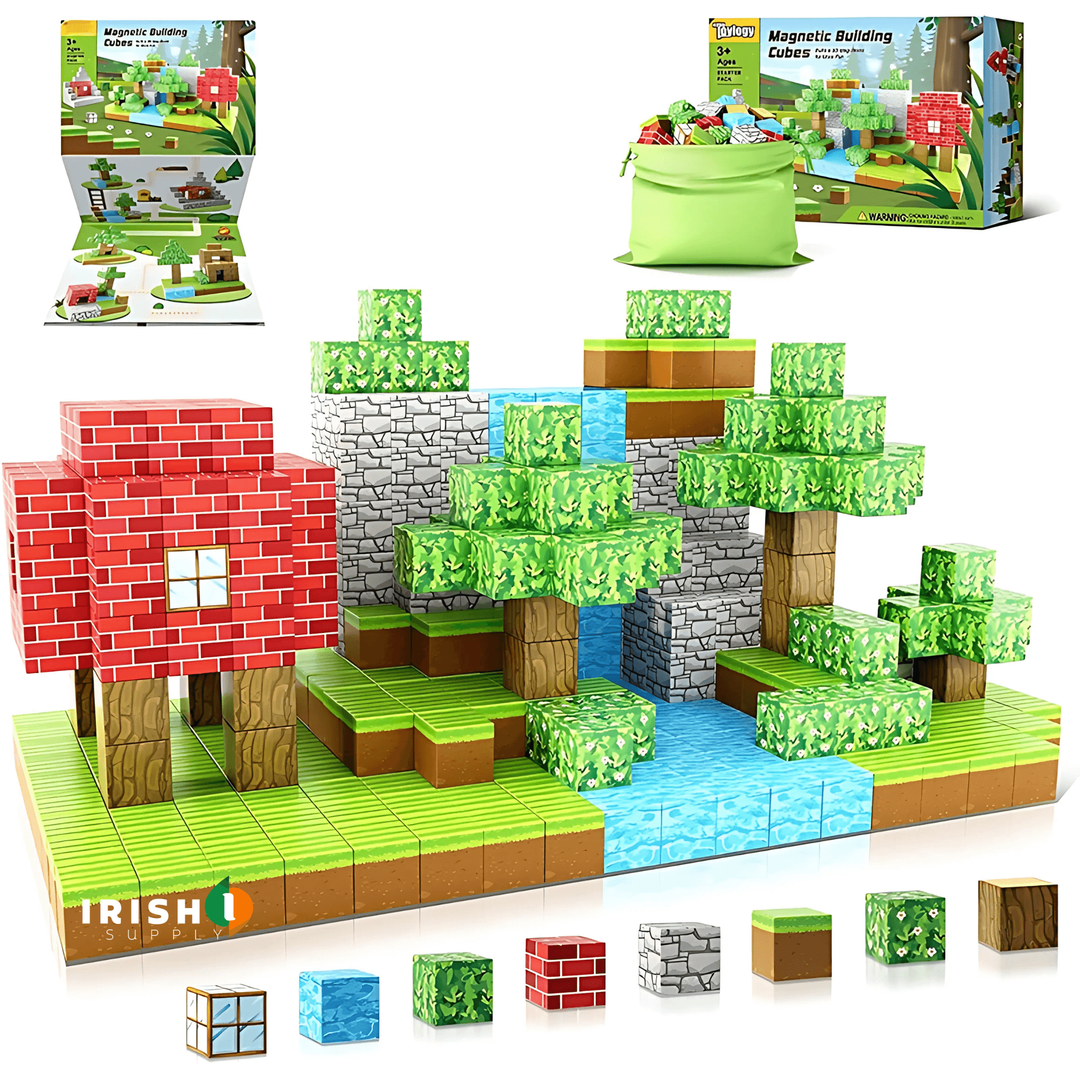 Magnetic Building Blocks Strong Magnets Cube Construction Set For Kids - Image 7