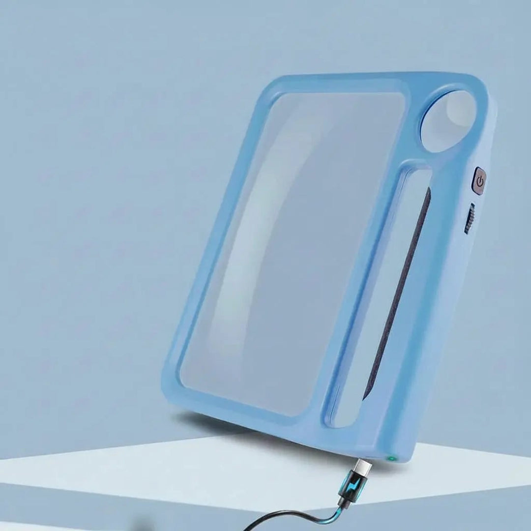Magnifying Glass With Light LED Lighted Handheld Rectangular Magnifier With Dual Lenses And Multiple Magnification Levels - Image 2