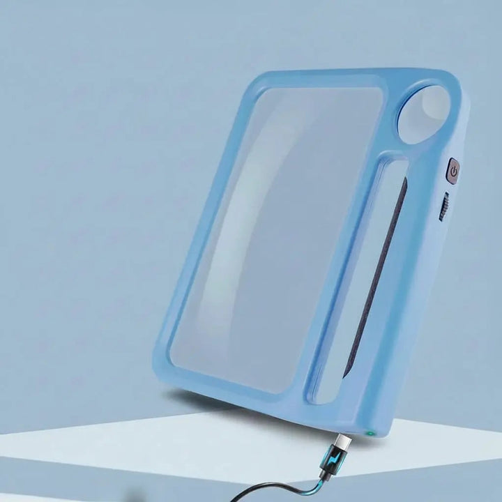Magnifying Glass With Light LED Lighted Handheld Rectangular Magnifier With Dual Lenses And Multiple Magnification Levels - Image 2
