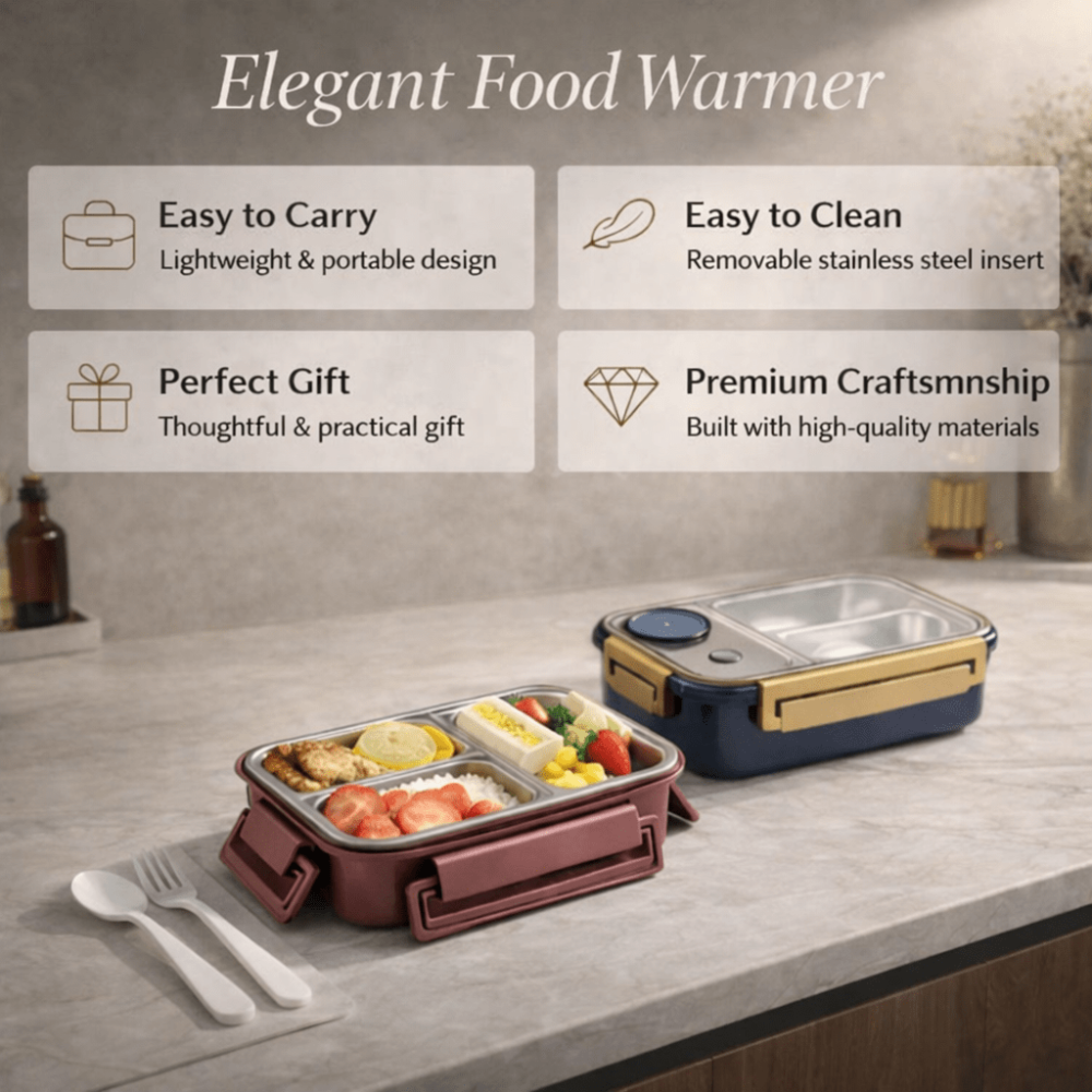 Meal Prep Container Insulated Bento Lunch Box Steel - Image 6