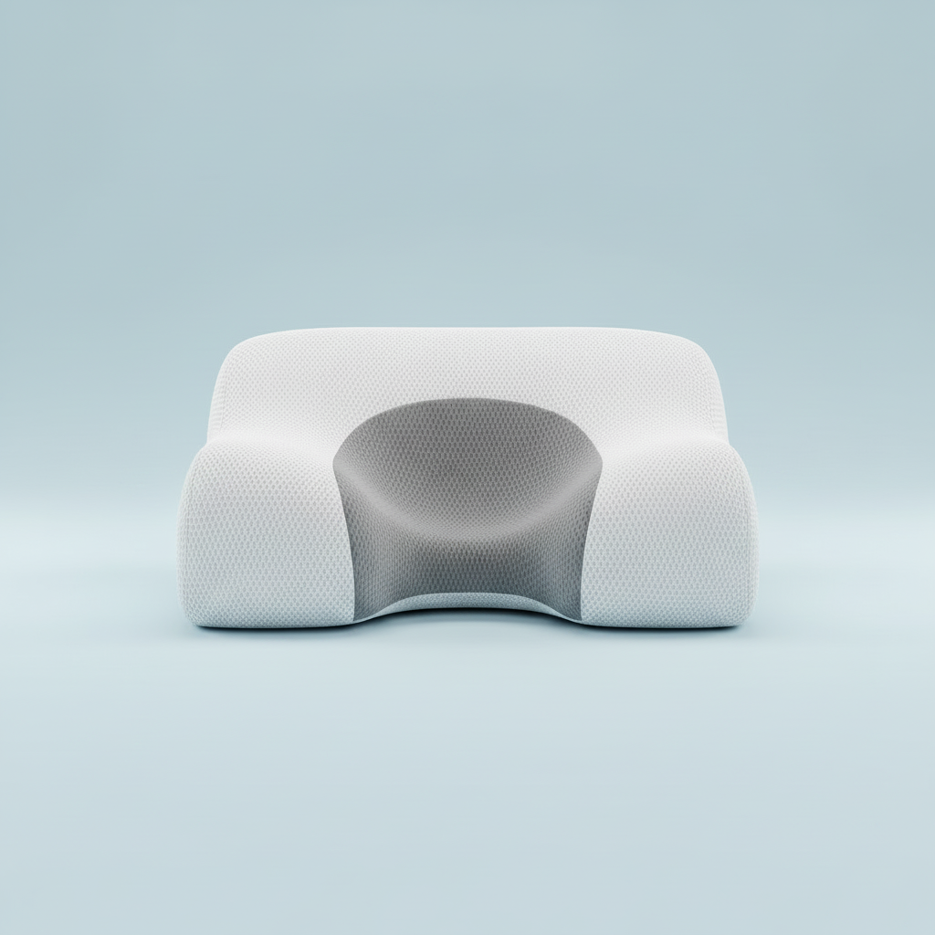 Memory Foam Orthopedic Ergonomic Neck Pillow Contoured - Image 4
