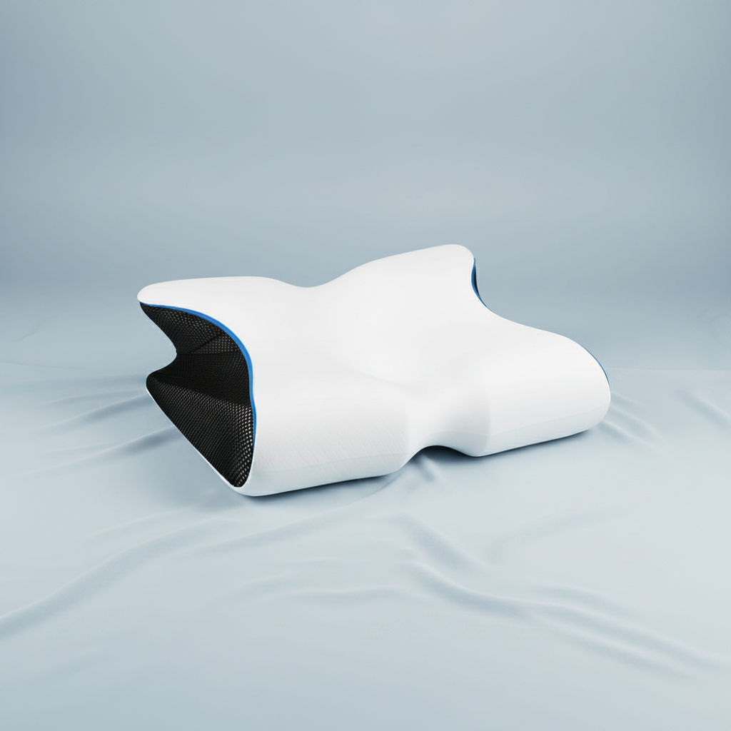 Memory Foam Orthopedic Ergonomic Neck Pillow Contoured - Image 6