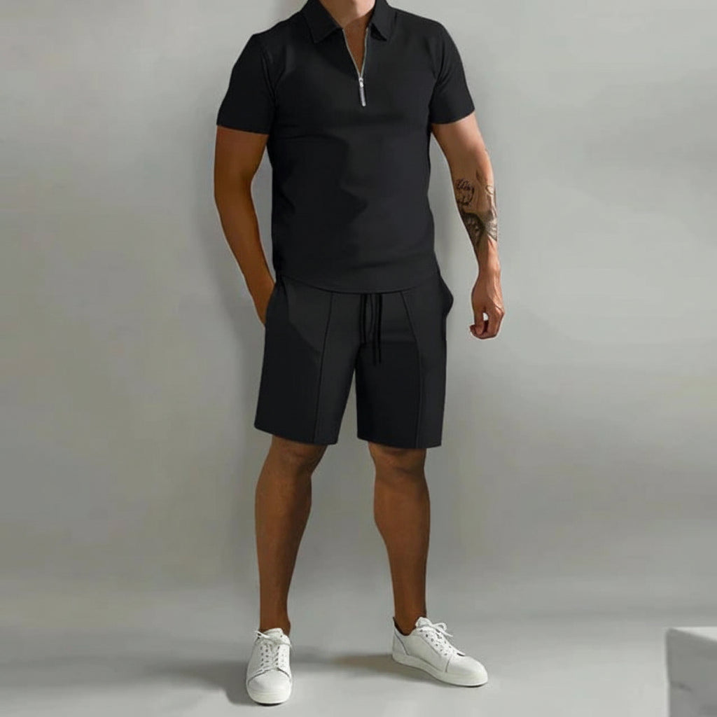 Men's Casual Clothing Summer Apparel Polo Set | Activewear - Image 1