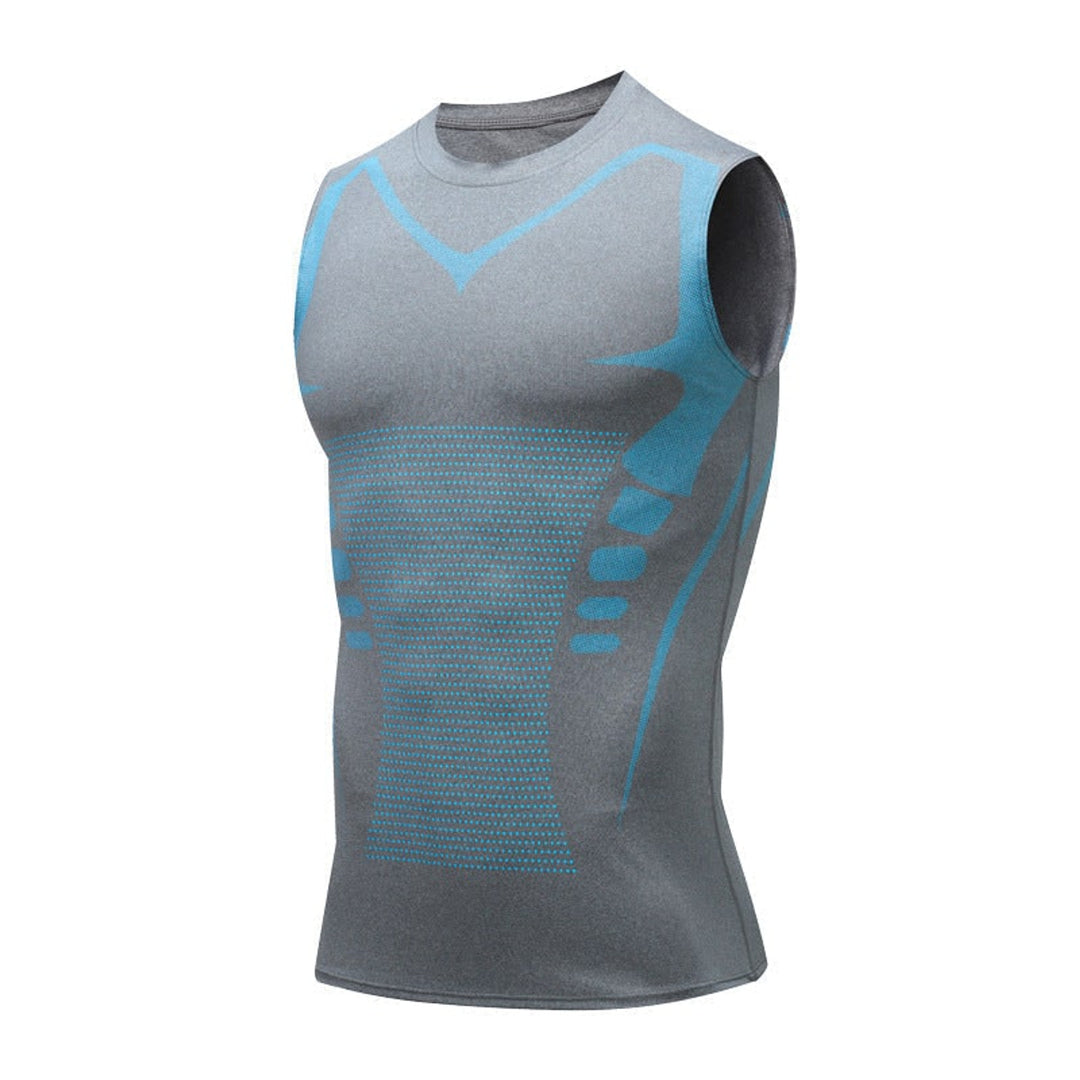 Men's Compression Tank Top Breathable Athletic Sleeveless Shirt For Gym Workout - Image 11