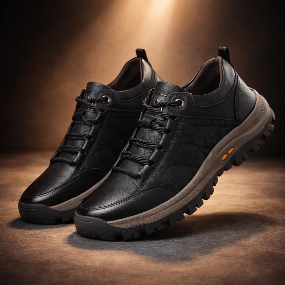 Men's Orthopedic Shoes Comfortable Leather Orthopedic Footwear - Image 3