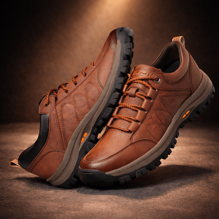 Men's Orthopedic Shoes Comfortable Leather Orthopedic Footwear - Image 9