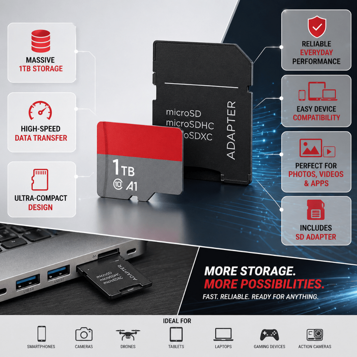 Micro Sd Card Waterproof Tf Card 1tb High Speed - Image 4