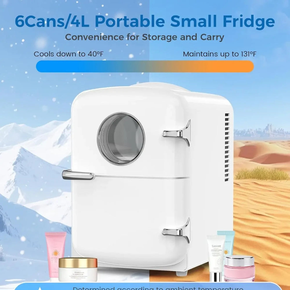 Mini Fridge Freezer Small Fridge Compact Refrigerator - Image 6