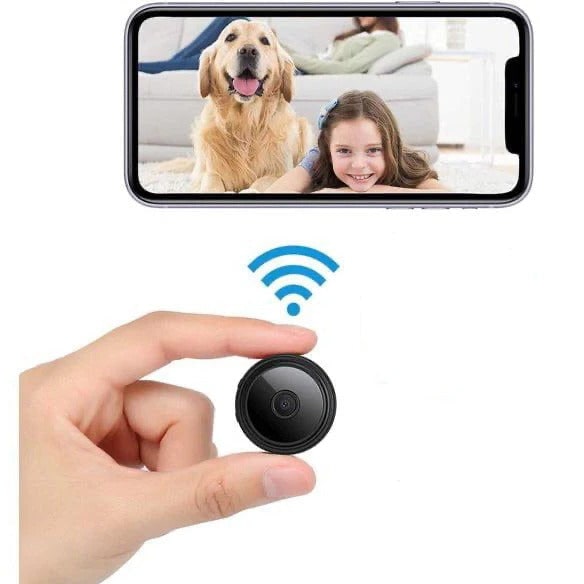 Mini Spy Camera Wireless Security Night Vision Portable Indoor Surveillance - Image 1