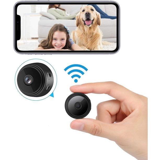 Mini Wireless Camera Security Surveillance Night Vision Small Black Plastic - Image 8