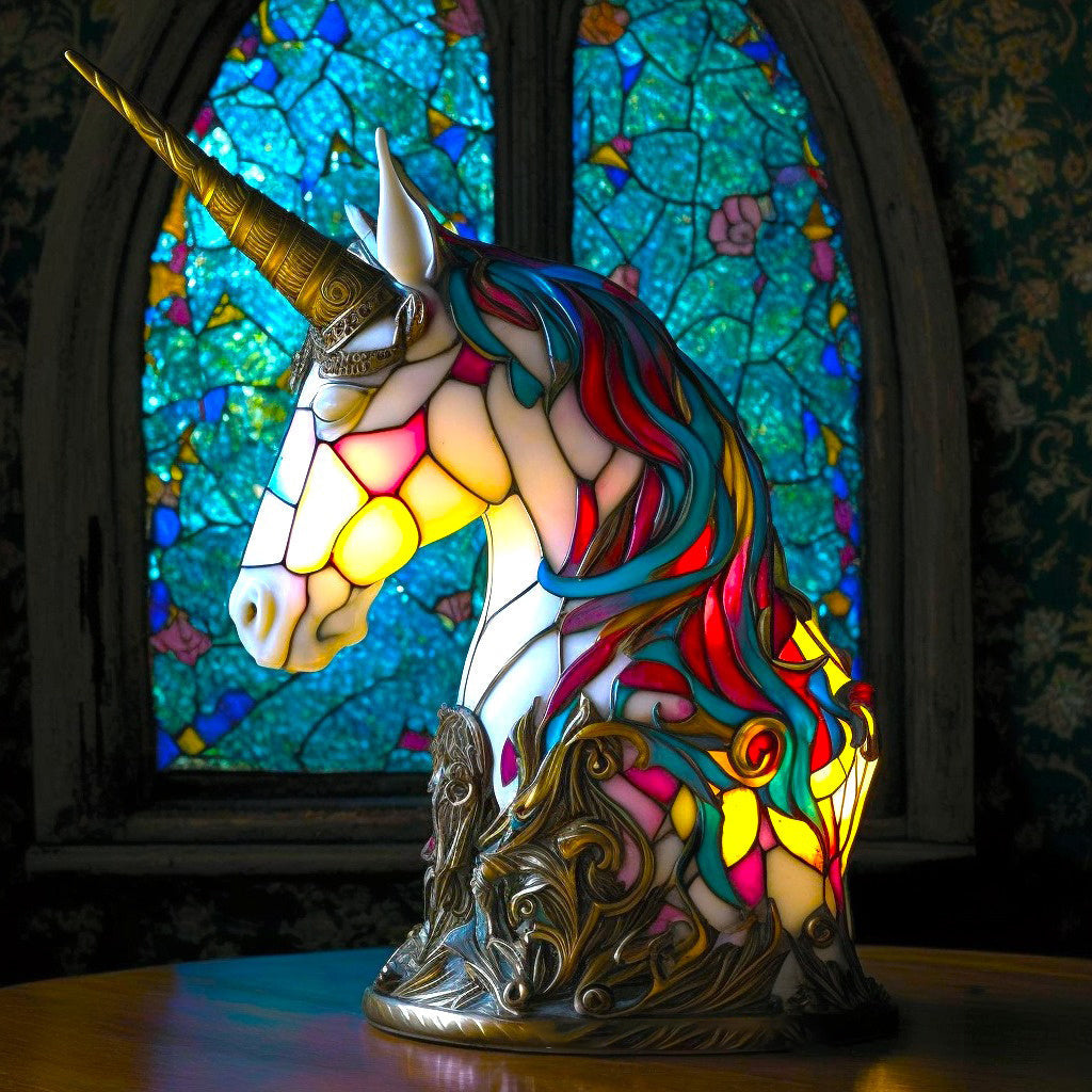 Table Lamp Animal Glass Design Indoor Light