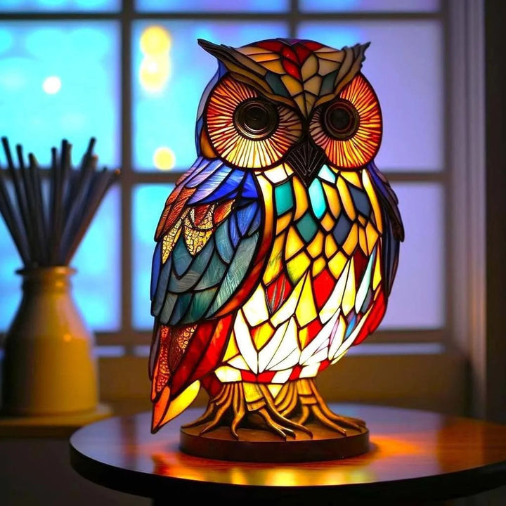 Table Lamp Animal Glass Design Indoor Light