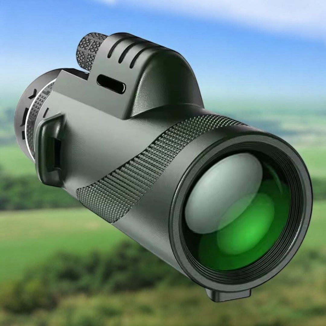 Monocular Telescope High Power Compact Zoom Portable For Bird Watching - Image 1