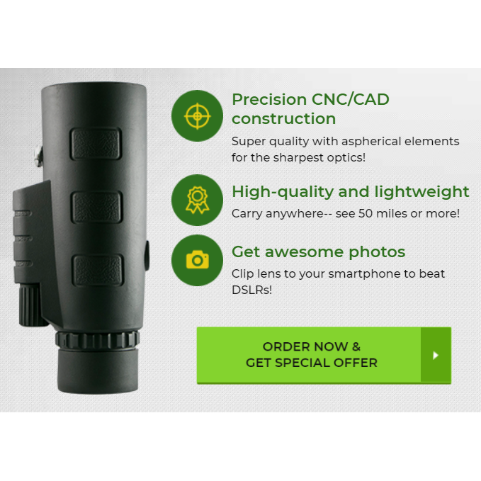 Monocular Telescope Starscope High Power Smartphone Tripod Black Plastic - Image 7