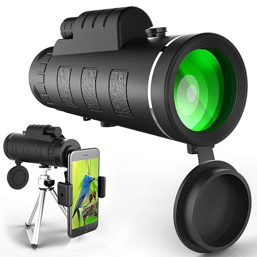 Monocular Telescope Starscope High Power Smartphone Tripod Black Plastic - Image 10