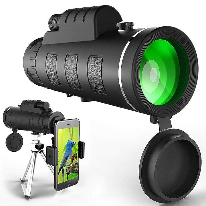 Monocular Telescope Starscope High Power Smartphone Tripod Black Plastic - Image 10