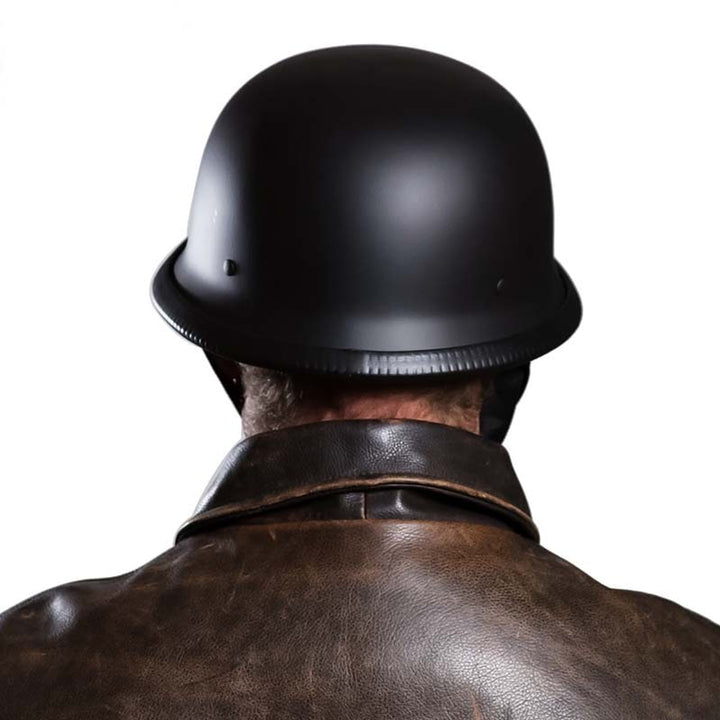 Motorcycle Half Helmet Open-face Design With Chin Straps For Cruiser Street Riding - Image 4