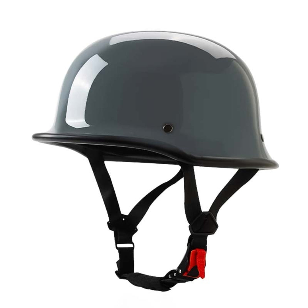 Motorcycle Half Helmet Open-face Design With Chin Straps For Cruiser Street Riding - Image 11