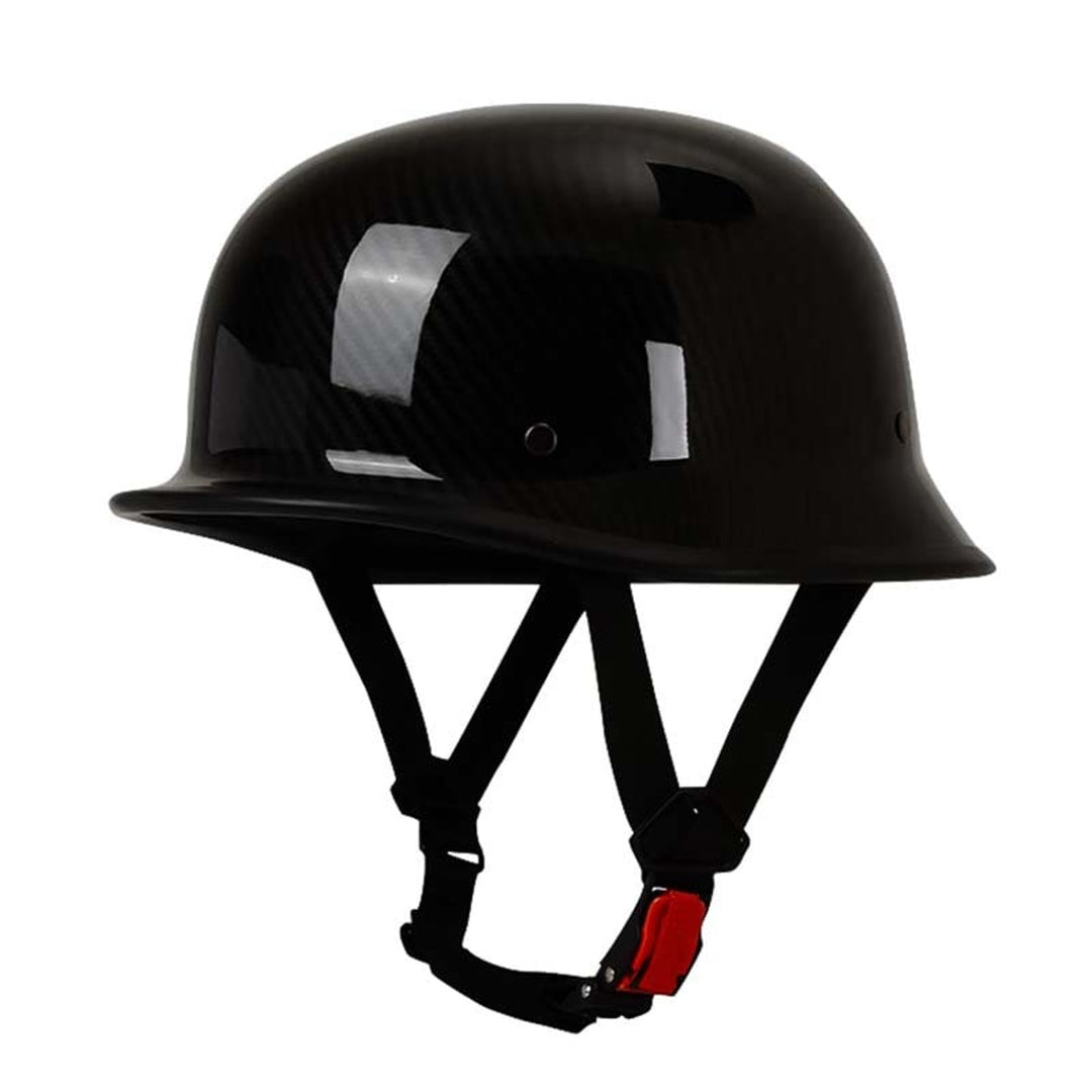 Motorcycle Half Helmet Open-face Design With Chin Straps For Cruiser Street Riding - Image 6