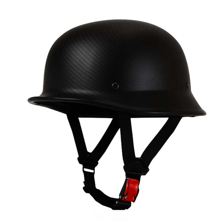 Motorcycle Half Helmet Open-face Design With Chin Straps For Cruiser Street Riding - Image 8