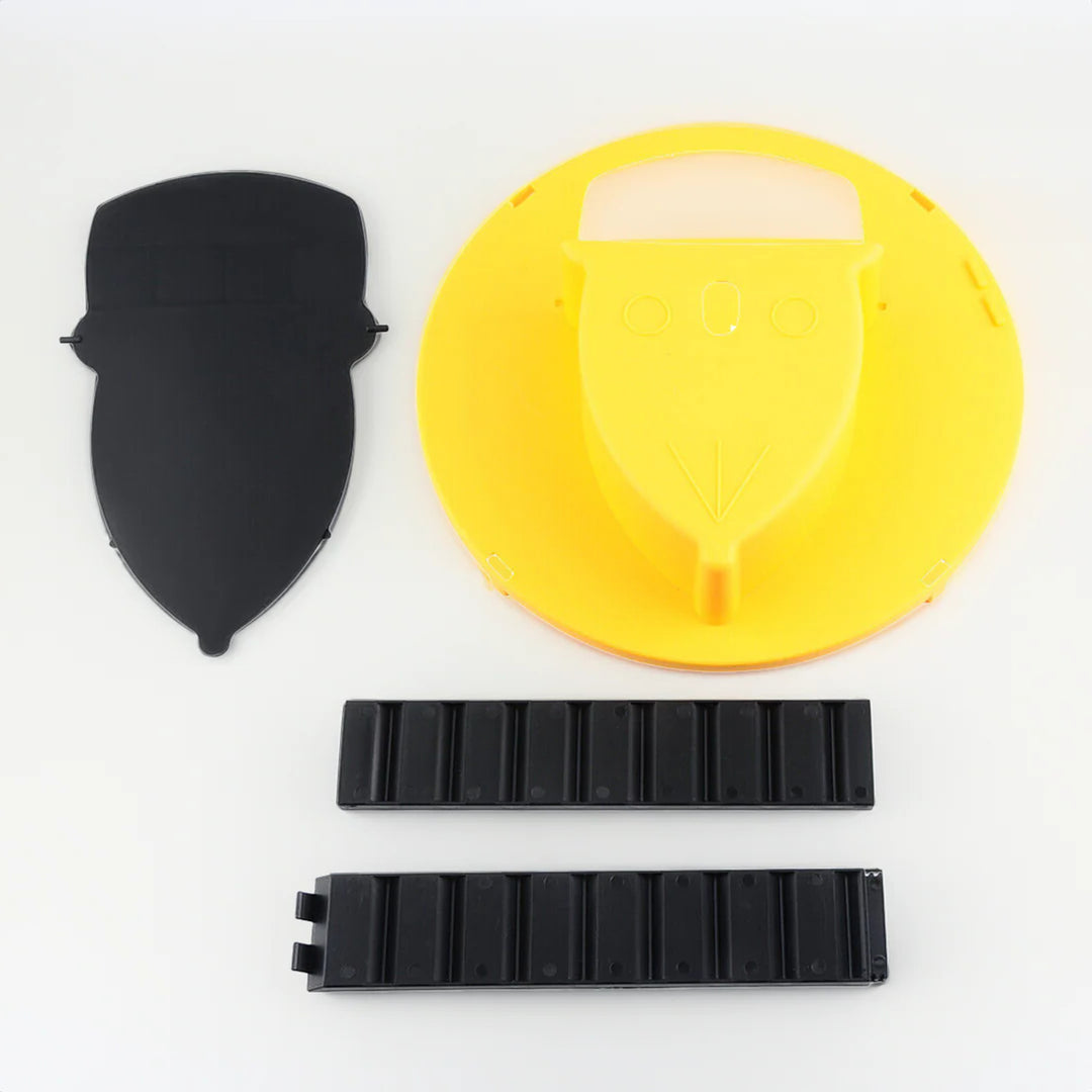 Mouse Rat Trap Bucket Lid Yellow Plastic With Ramp Central Opening For Indoor Outdoor Pest Control - Image 5