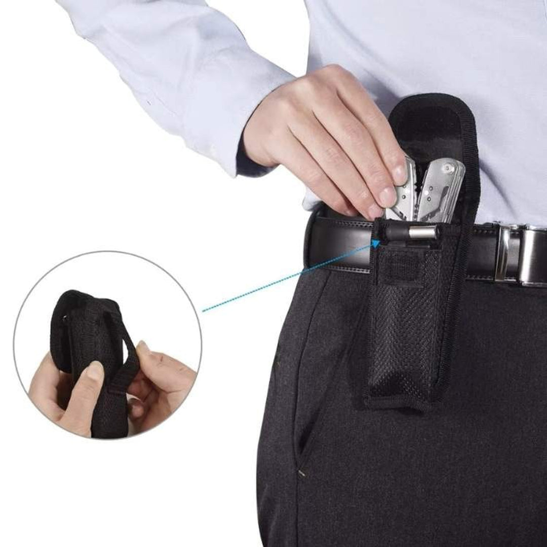Multi Tool Pliers Pocket Compact Stainless Steel Multifunction With Interchangeable Screwdriver Bits And Belt Pouch - Image 6