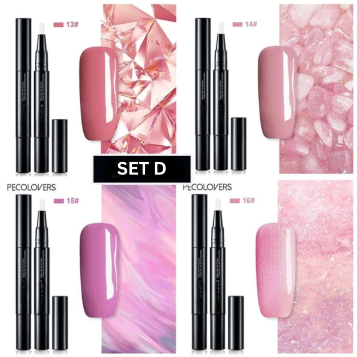 Nail Gel Pen for Precision Painting with Quick Dry Brush Tip Manicure Art - Image 9