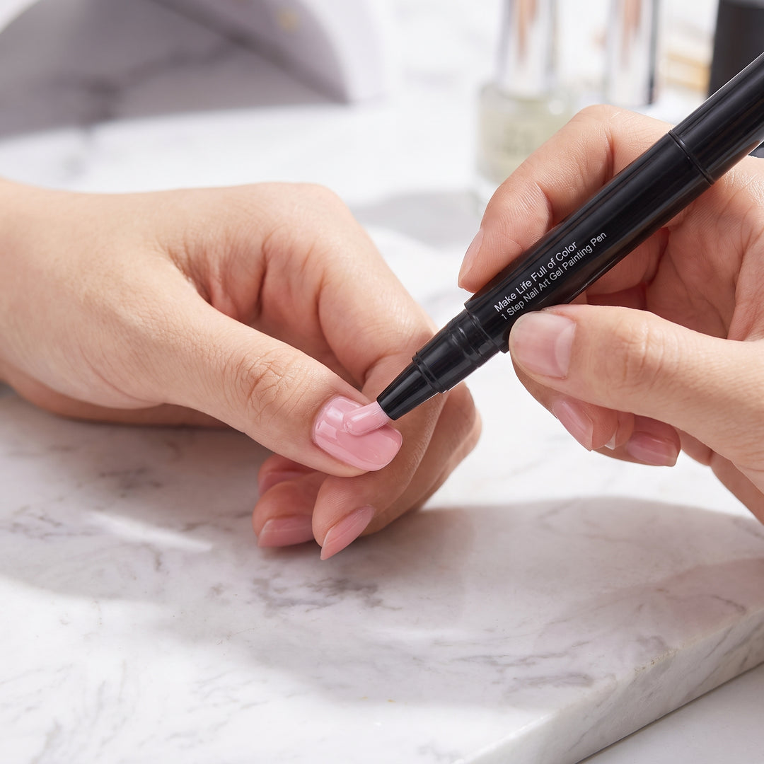 Nail Gel Pen for Precision Painting with Quick Dry Brush Tip Manicure Art - Image 3