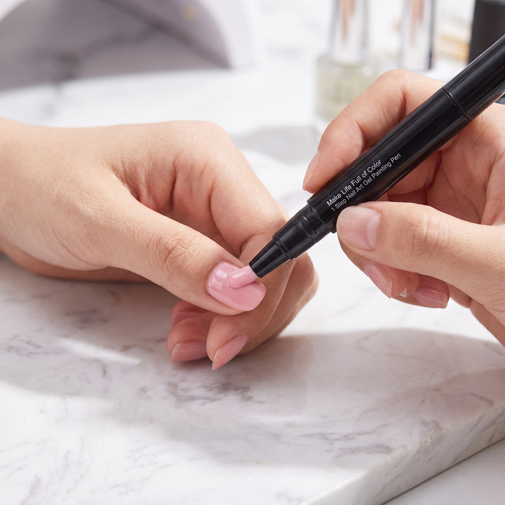 Nail Gel Pen for Precision Painting with Quick Dry Brush Tip Manicure Art - Image 3