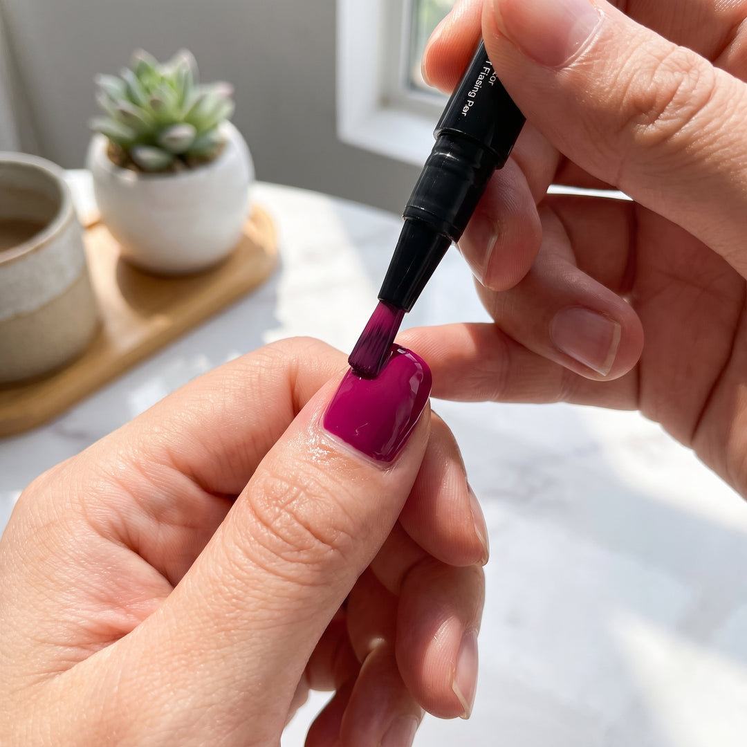 Nail Gel Pen for Precision Painting with Quick Dry Brush Tip Manicure Art - Image 8