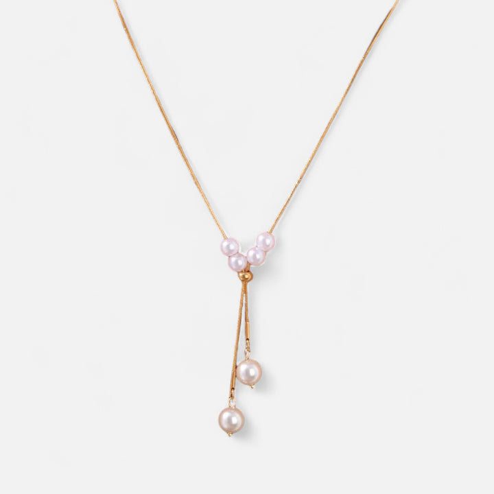 Celzoir | Collier Femme Perles et Chaîne Or