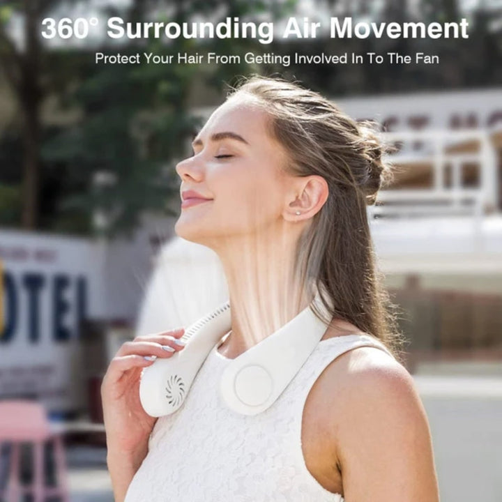 Neck Fan Portable Personal Hands-Free Cooling Device - Image 9