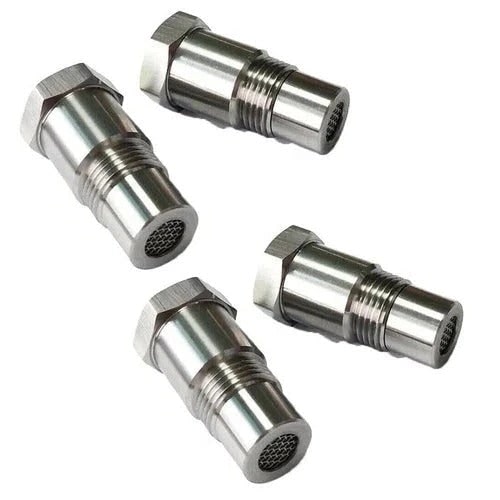 O2 Sensor Adapter Oxygen Extension Check Engine Light Fix Stainless Steel Mesh Filter - Image 5