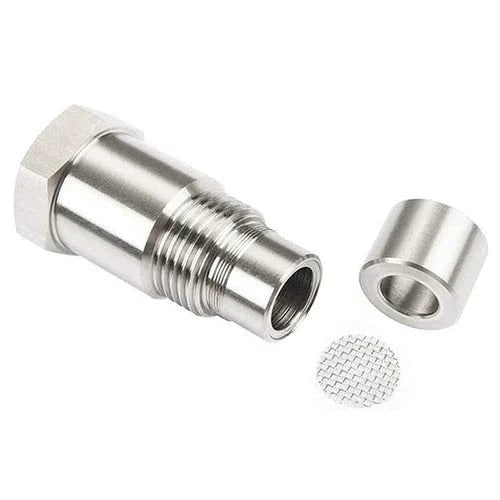 O2 Sensor Adapter Oxygen Extension Check Engine Light Fix Stainless Steel Mesh Filter - Image 6