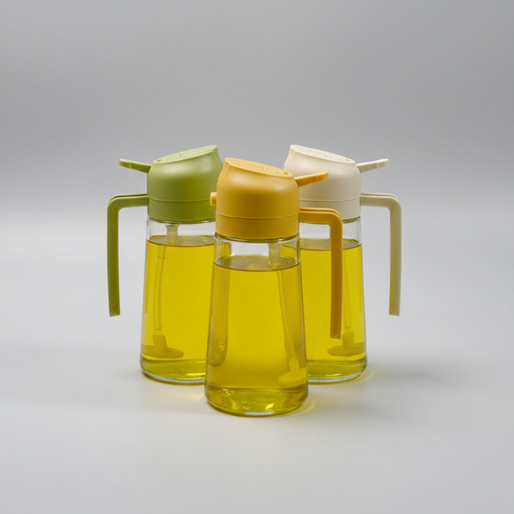 Oil Sprayer Glass Dispenser Leakproof Kitchen Spray - Image 3