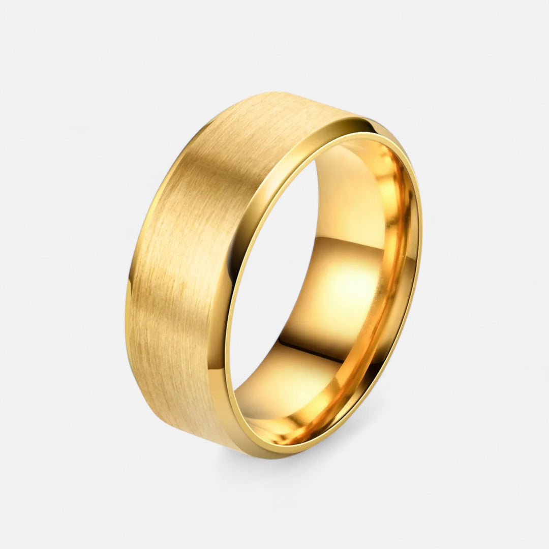 Celzoir | Bague Classy Homme en Tungstène Brossé – Finition Satinée et Confort Optimal
