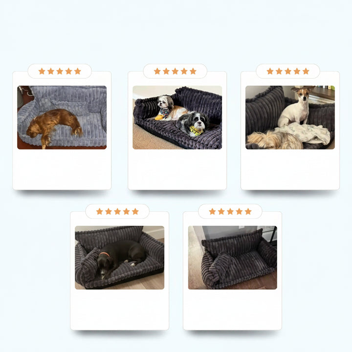 Orthopedic Dog Bed Sofa Washable Plush Foam Pet Couch