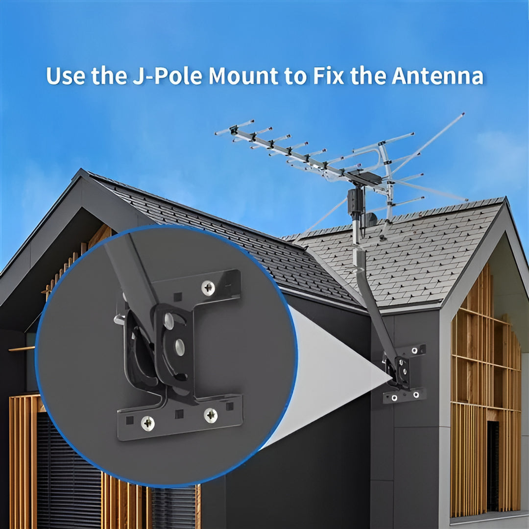 Outdoor TV Antenna 360 Degree Rotating Motorized Digital HD Aluminum VHF - Image 5