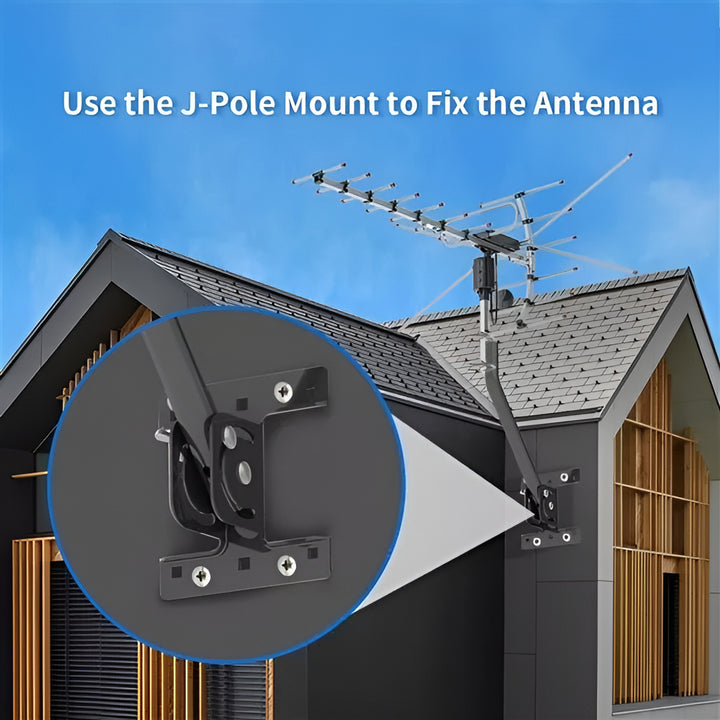 Outdoor TV Antenna 360 Degree Rotating Motorized Digital HD Aluminum VHF - Image 5
