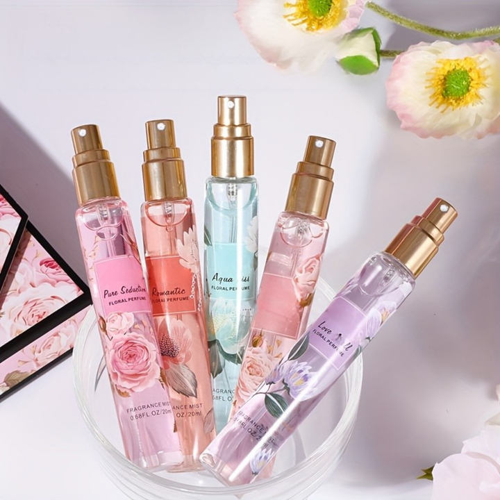 Muttertags-Duftgeschenkset mit Blumenduft Reise-Spray-Set