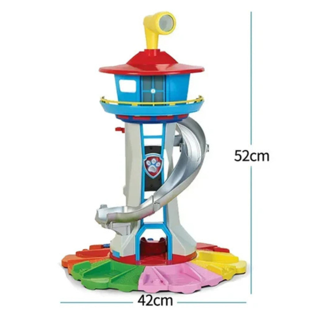 Playset Tower Paw Patrol Slide Car Plastic Multicolor Rescue Figures Toy Kids - Image 6
