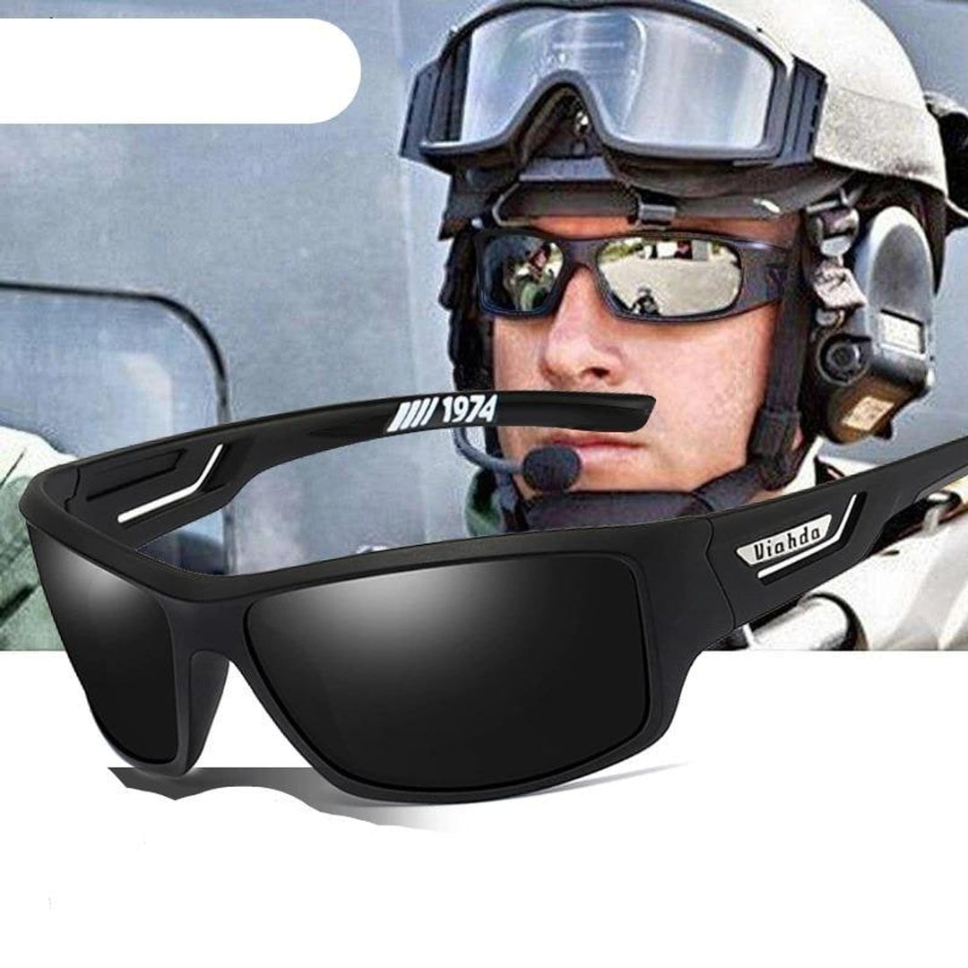 Polarized Sunglasses Wrap-Around Sports Fishing UV Protection Dark Lenses Unisex - Image 9