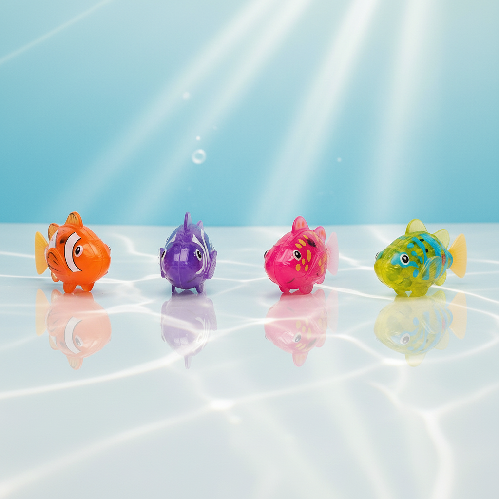 Pool Toys Bath Toys Educational Fun Floating Fish - Image 1