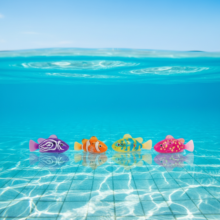 Pool Toys Bath Toys Educational Fun Floating Fish - Image 2