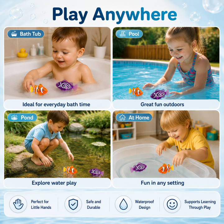 Pool Toys Bath Toys Educational Fun Floating Fish