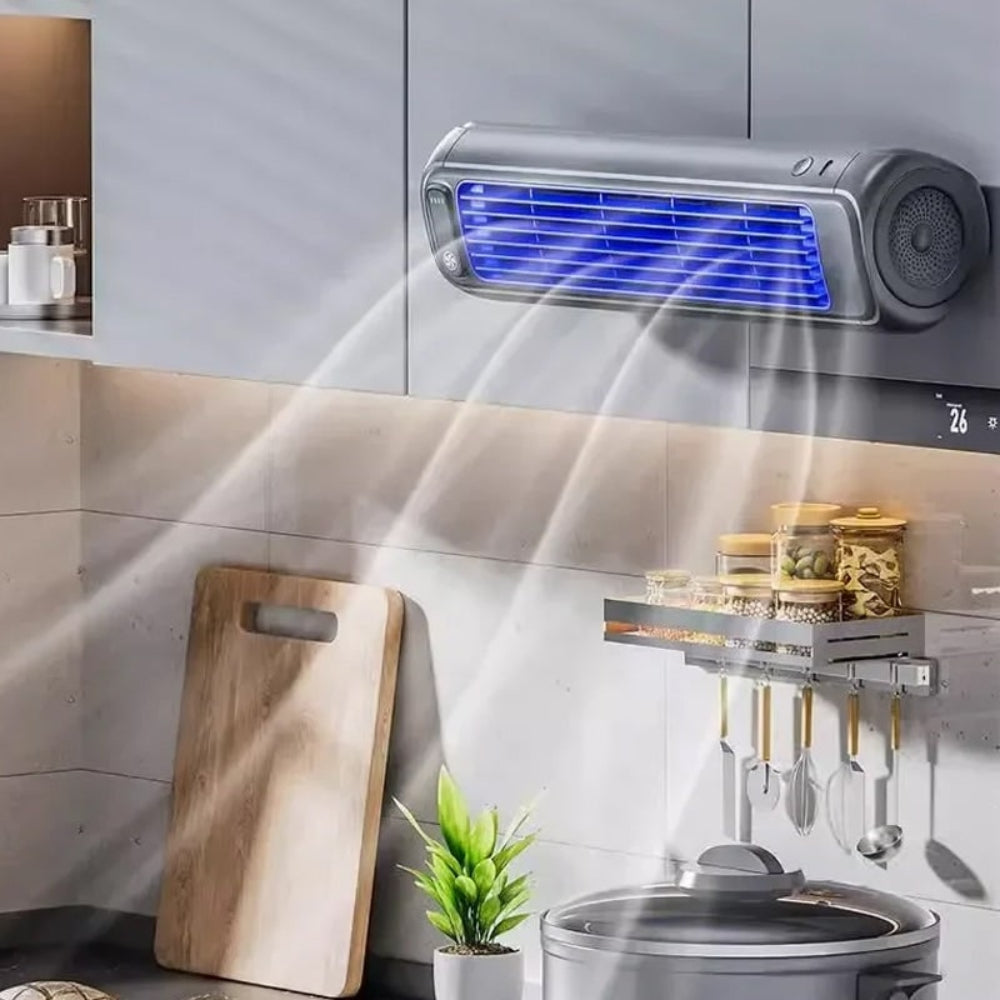 Portable Air Conditioner Battery Powered Bladeless Desk Fan - Image 8